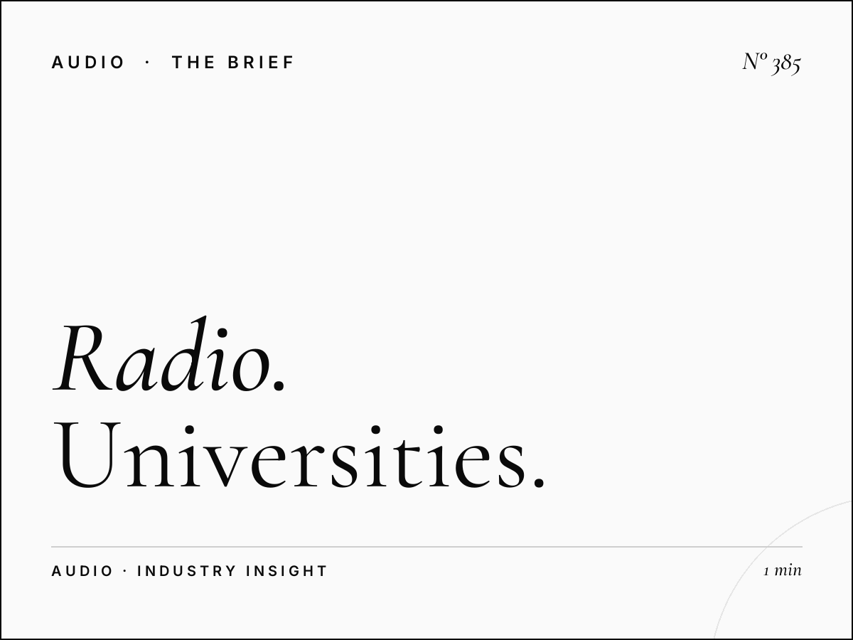 The Radio Roadblock Strategy | How Universities Are Using Multi- Station Campaigns for Market Domination