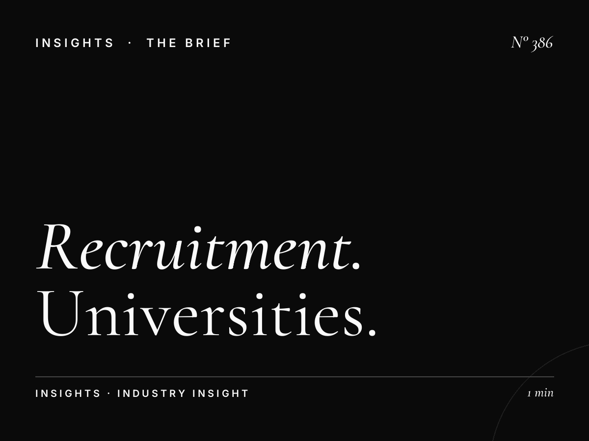 The Recruitment Arms Race | How Universities Are Escalating Marketing Spend
