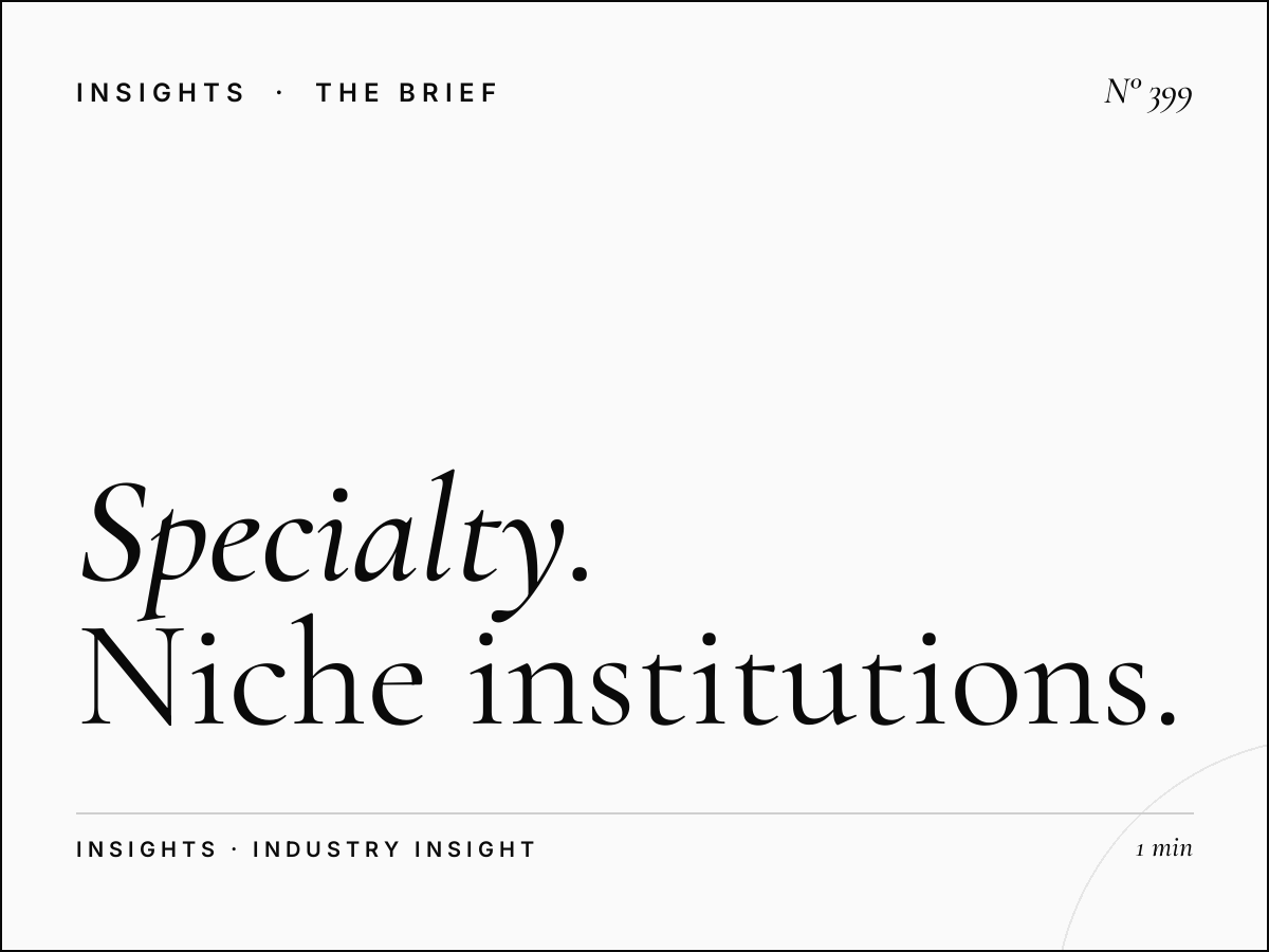 The Specialty School Challenge | How Niche Institutions Are Outmaneuvering General Universities