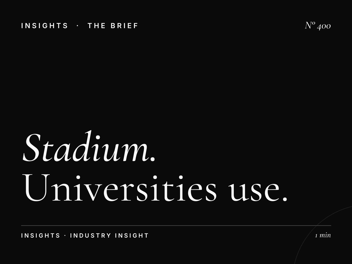 The Stadium Strategy | How Universities Use Sports Venue Advertising for Recruitment
