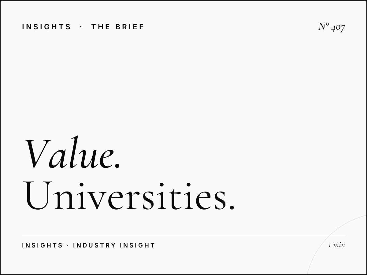 The Value Proposition War | How Universities Are Competing on ROI and Outcomes