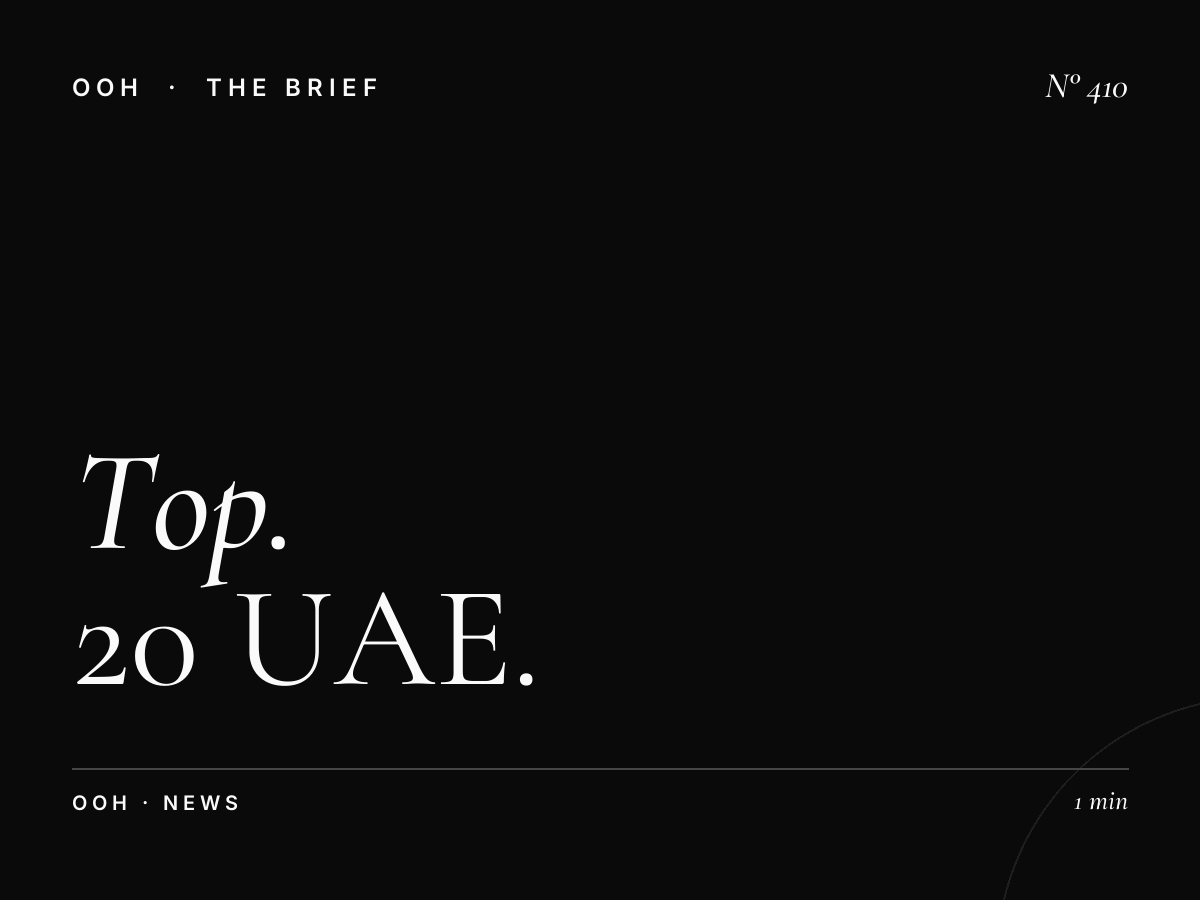 Top 20 UAE OOH Locations for International Brand Launches