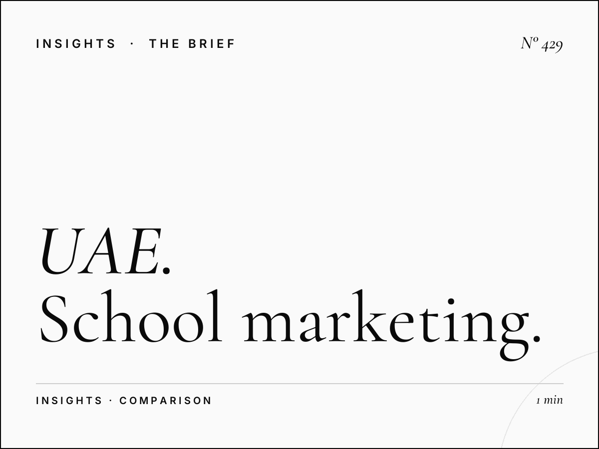 UAE vs KSA | School Marketing Strategies Across Borders
