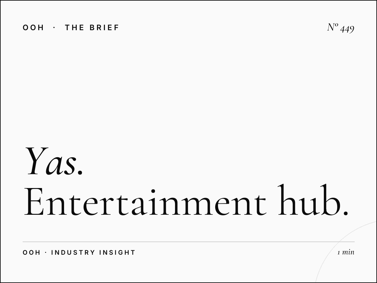 Yas Mall Abu Dhabi | Entertainment Hub Advertising