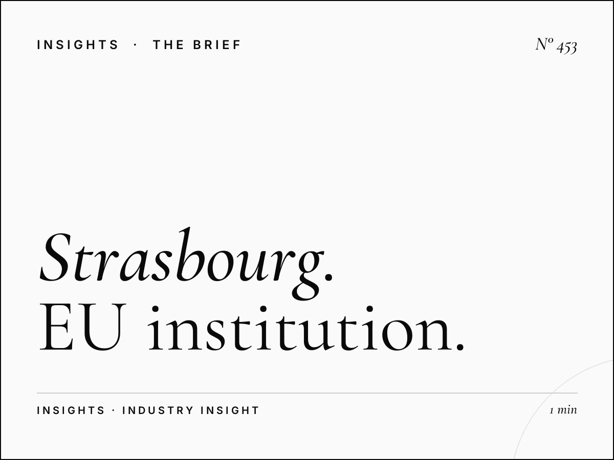 Strasbourg European District | EU Institution Advertising