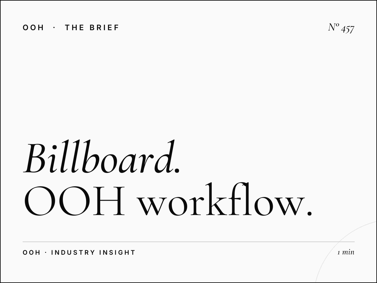 Billboard Booking Process Step by Step | OOH Workflow