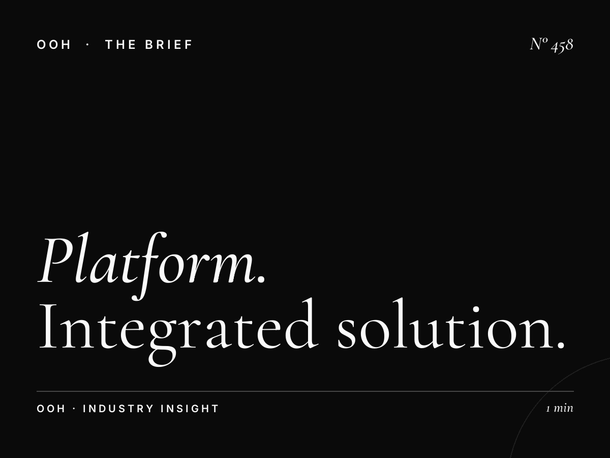Platform to Book Radio and OOH Worldwide | Integrated Solution
