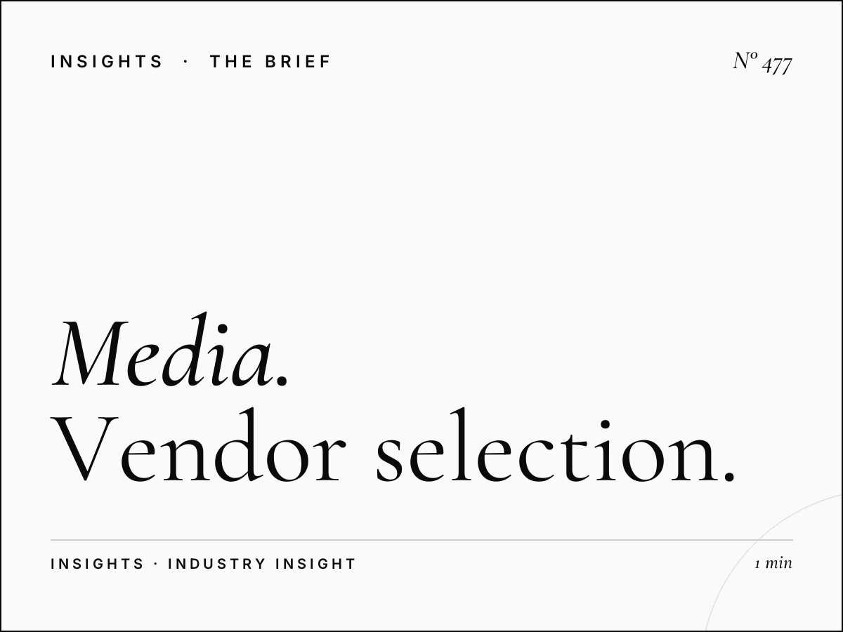Media Buying RFP Process Step by Step | Vendor Selection