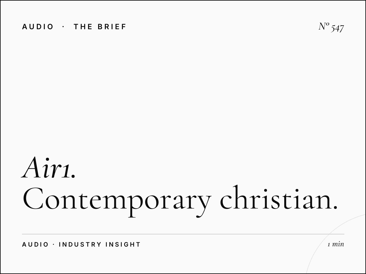 Air1 Radio | Contemporary Christian Music Advertising That Connects