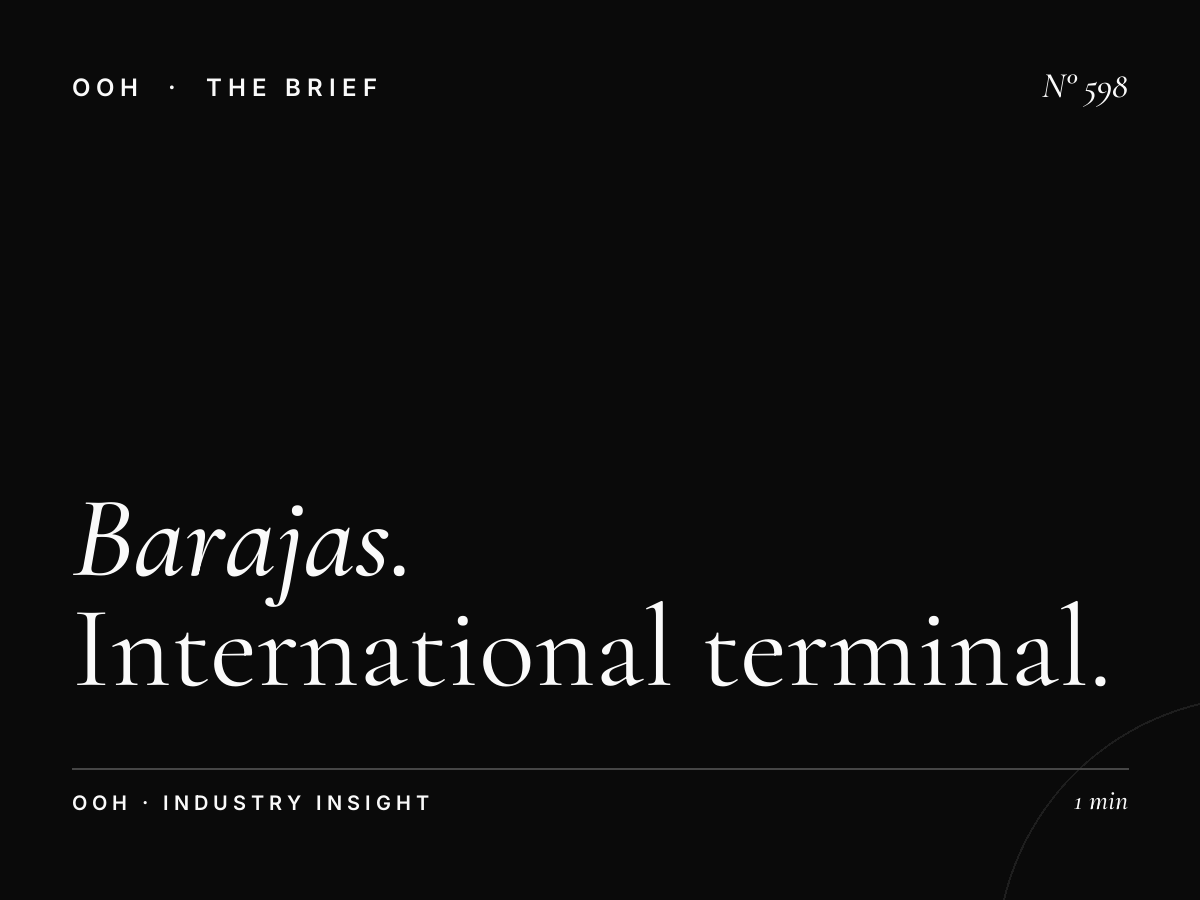 Barajas Airport Madrid | International Terminal Advertising