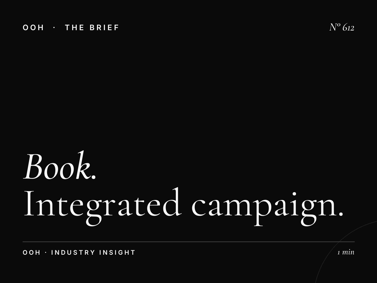 Book Broadcast &amp; Outdoor Advertising | Integrated Campaign Setup