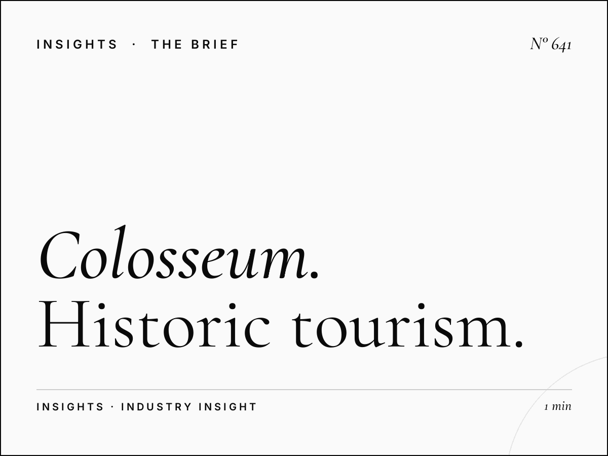 Colosseum Area Rome | Historic Tourism Advertising