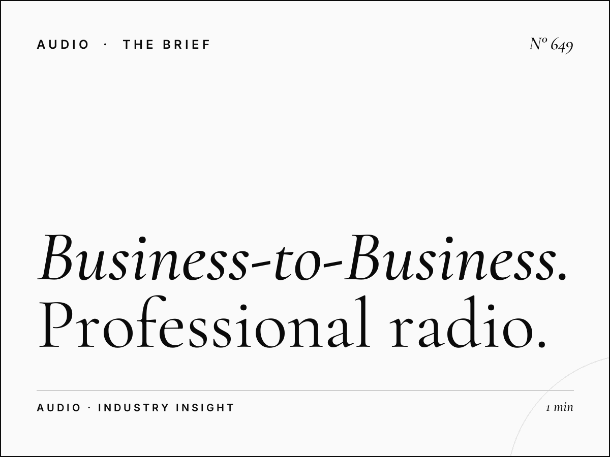 Business-to-Business Saudi | Professional Radio Advertising