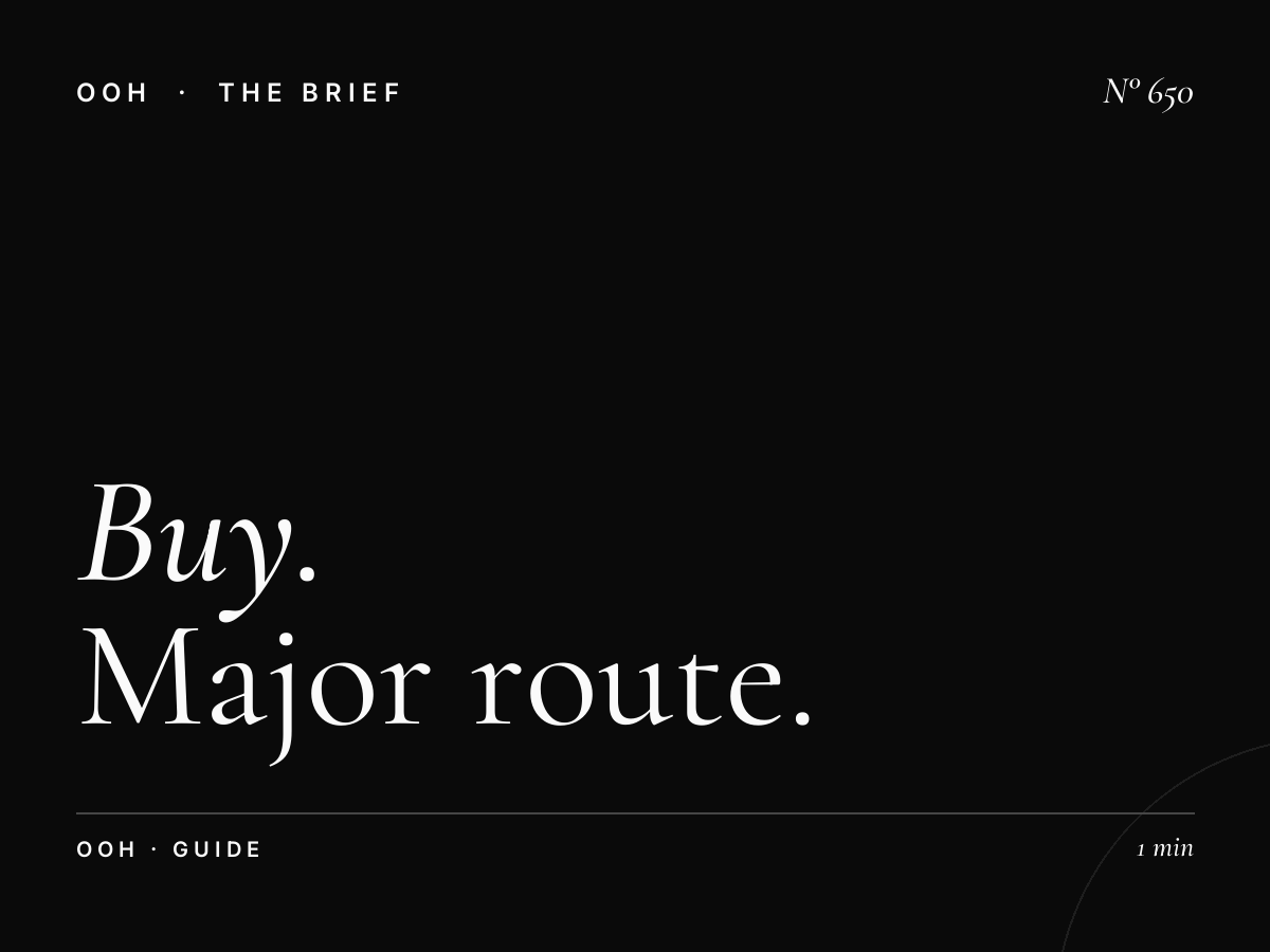 Buy Highway Billboard Advertising UK | Major Route Guide