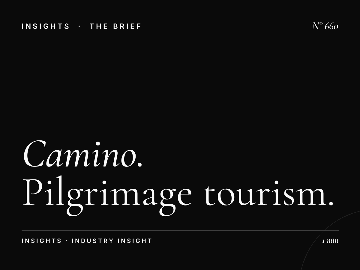 Camino de Santiago | Pilgrimage Tourism Advertising