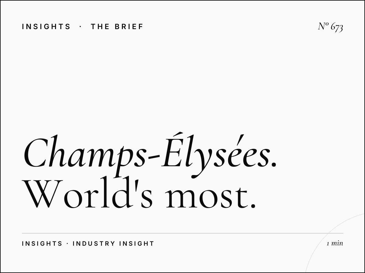 Champs-Élysées | World's Most Famous Shopping Street Advertising