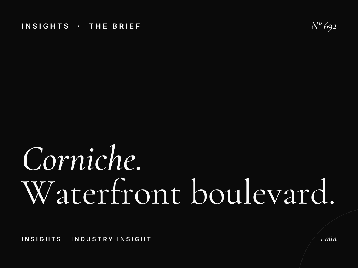 Corniche Beirut | Waterfront Boulevard Advertising