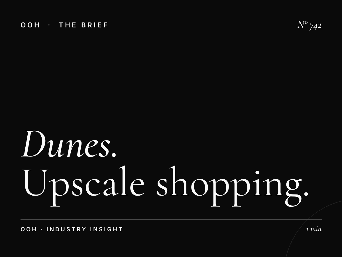 Dunes Center Verdun | Upscale Shopping Mall Advertising