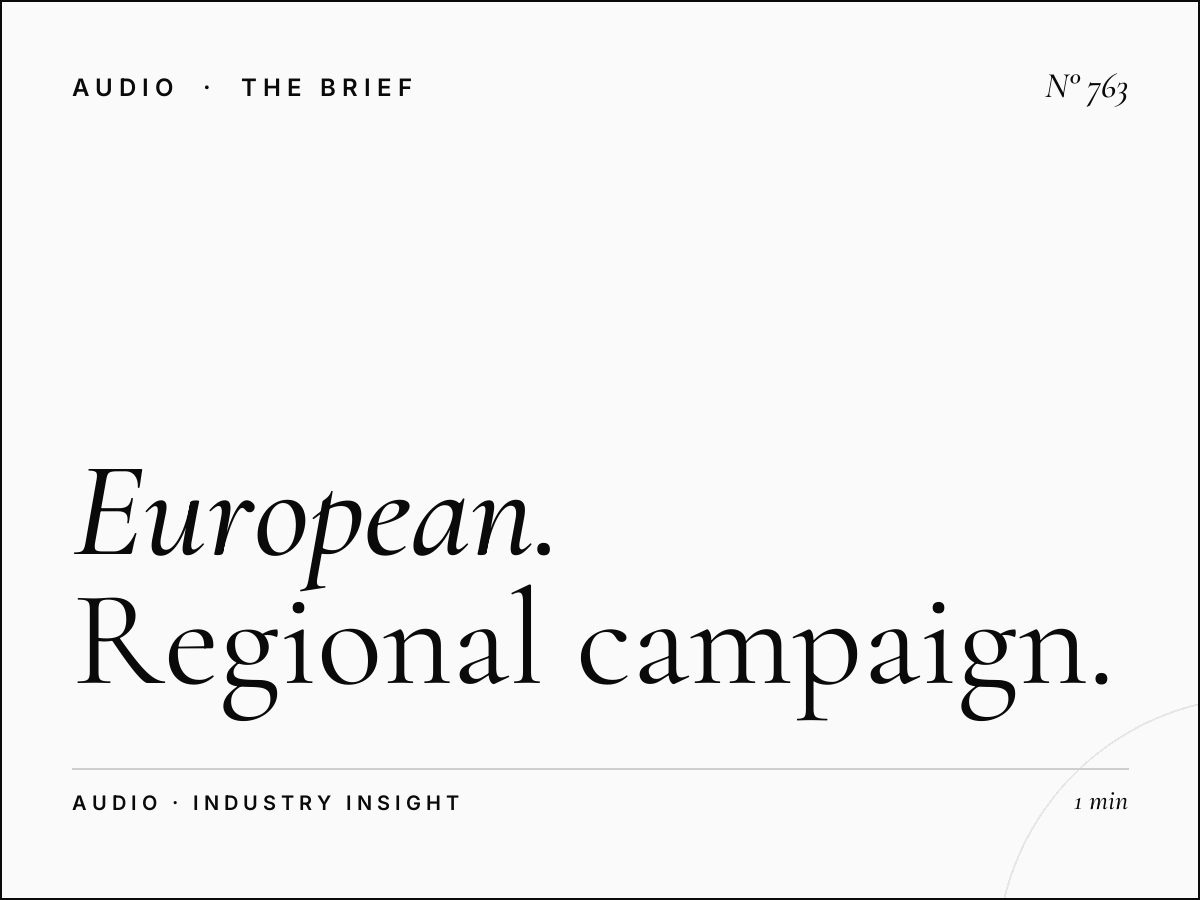 European Multi-Country Radio | Regional Campaign Strategy