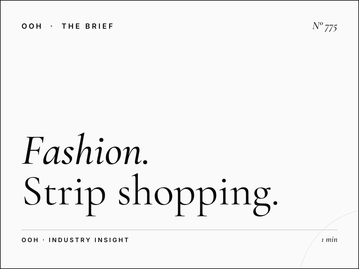 Fashion Show Mall Las Vegas | Strip Shopping Advertising