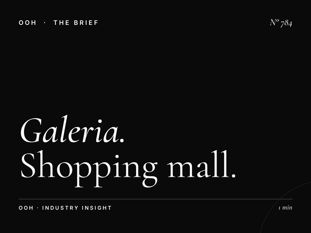 Galeria Krakowska Poland | Shopping Mall Advertising
