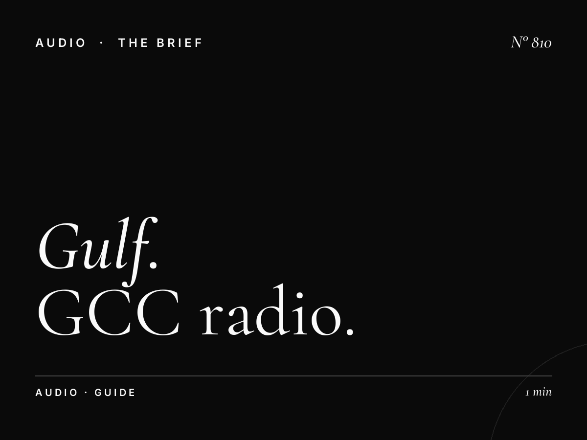 Gulf Cooperation Council | GCC Radio Advertising Guide
