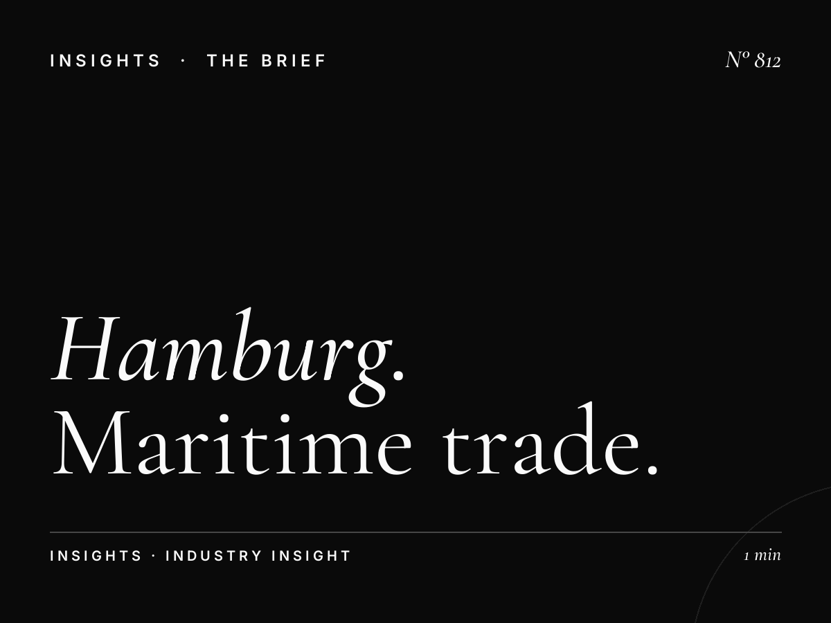 Hamburg Port | Maritime Trade Hub Advertising