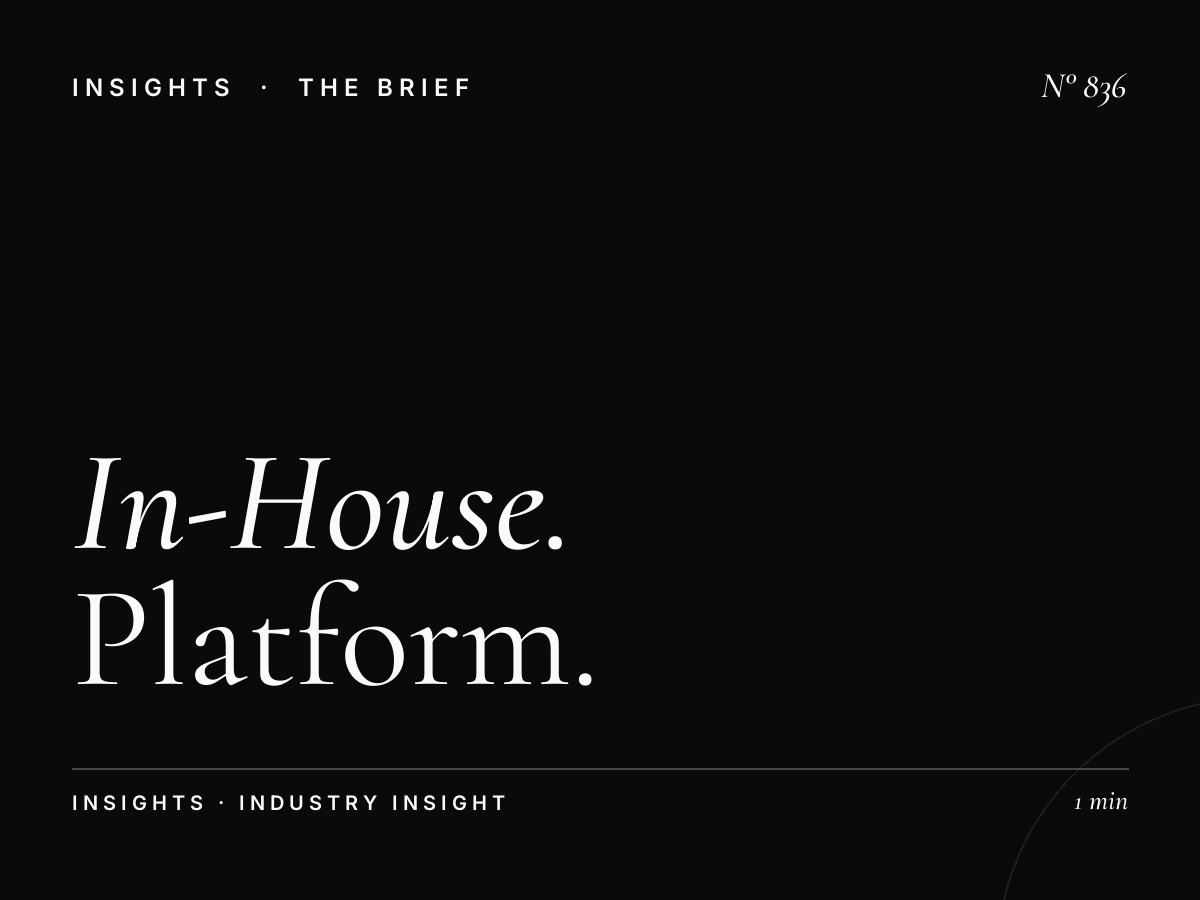In-House Media Buying | Platform for Brand Managers