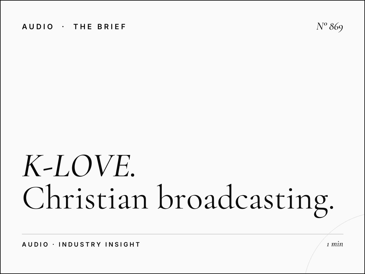 K-LOVE Radio | Christian Broadcasting Advertising