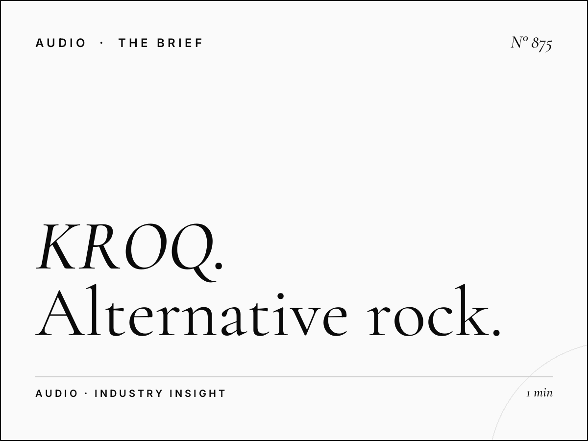 KROQ Los Angeles | Alternative Rock Radio Advertising