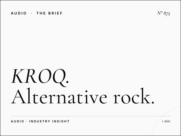 KROQ Los Angeles | Alternative Rock Radio Advertising