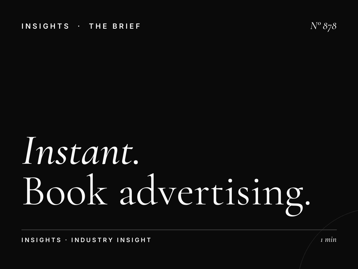 Instant Media Buying | Book Advertising Anytime Anywhere