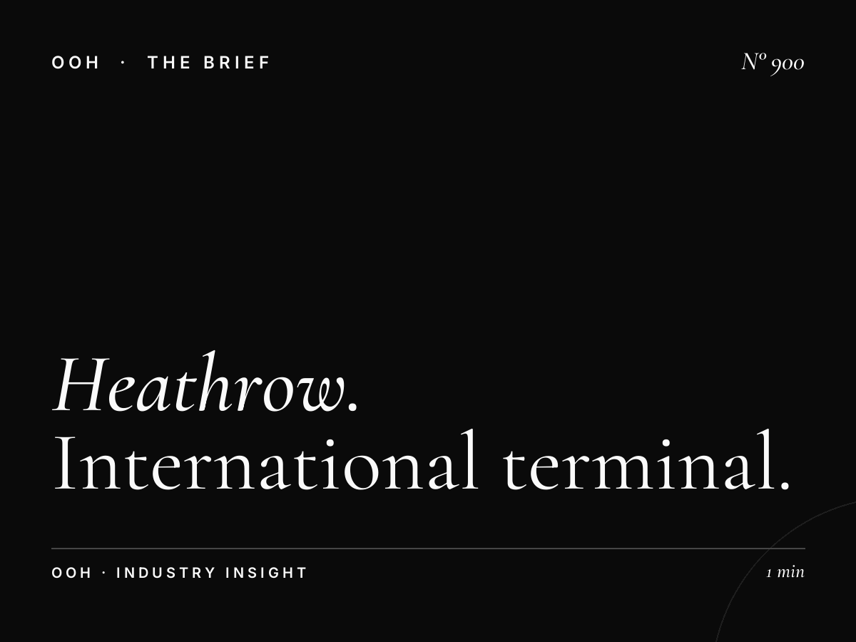 Heathrow Airport | International Terminal Advertising