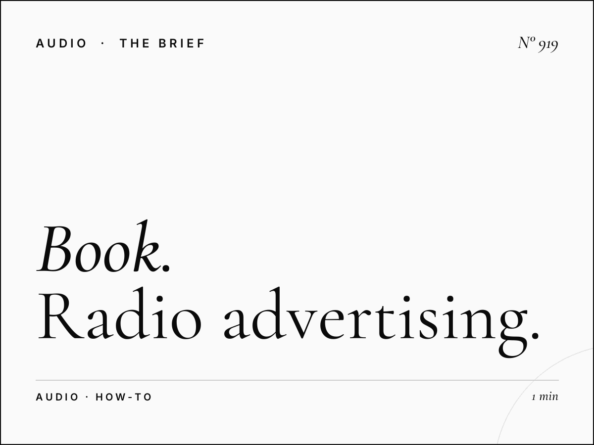How to Book Radio Advertising Campaign