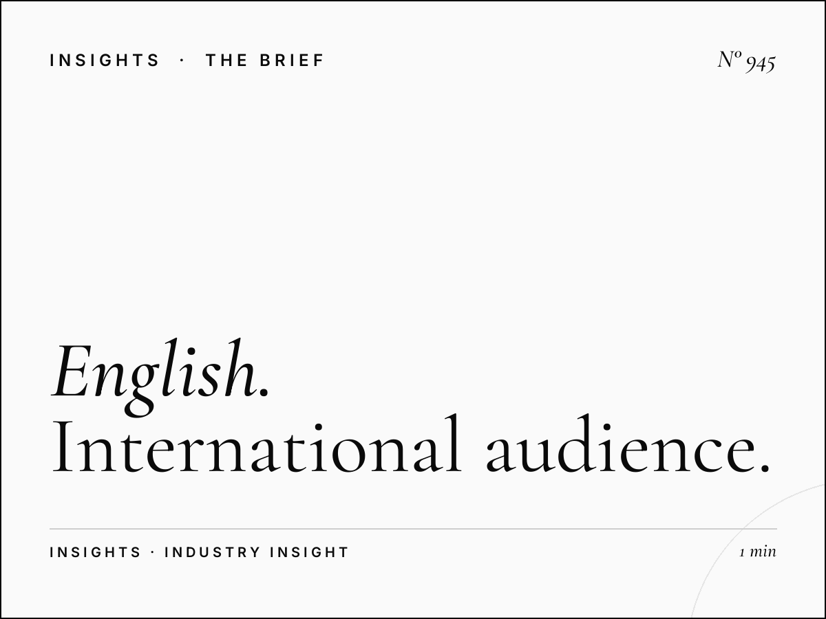 English Language Racing Coverage | International Audience Targeting