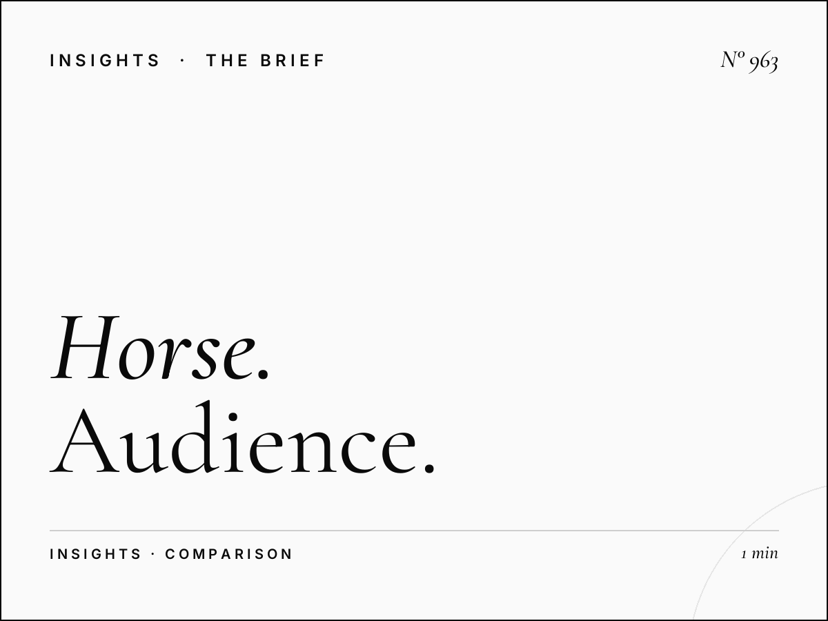 Horse Racing vs Football Advertising | Audience