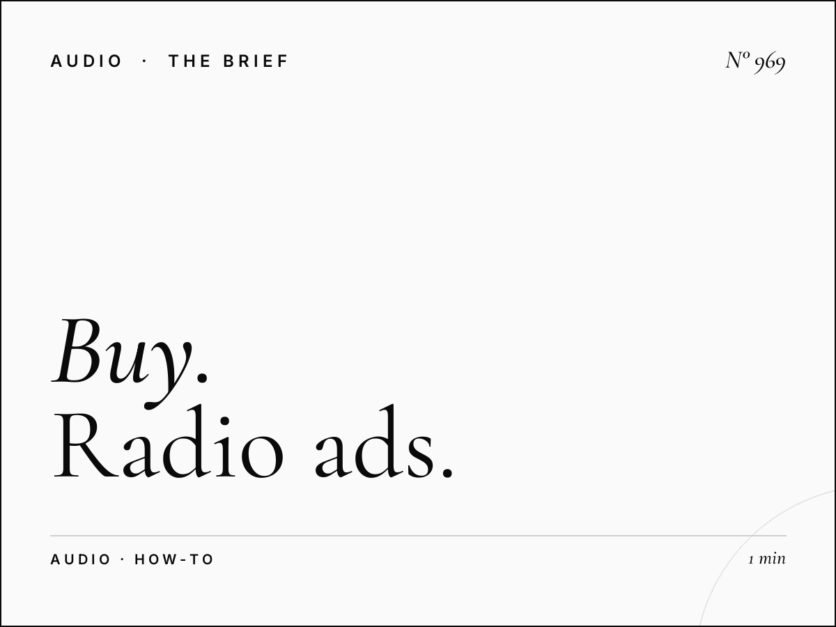 How to Buy Radio Ads