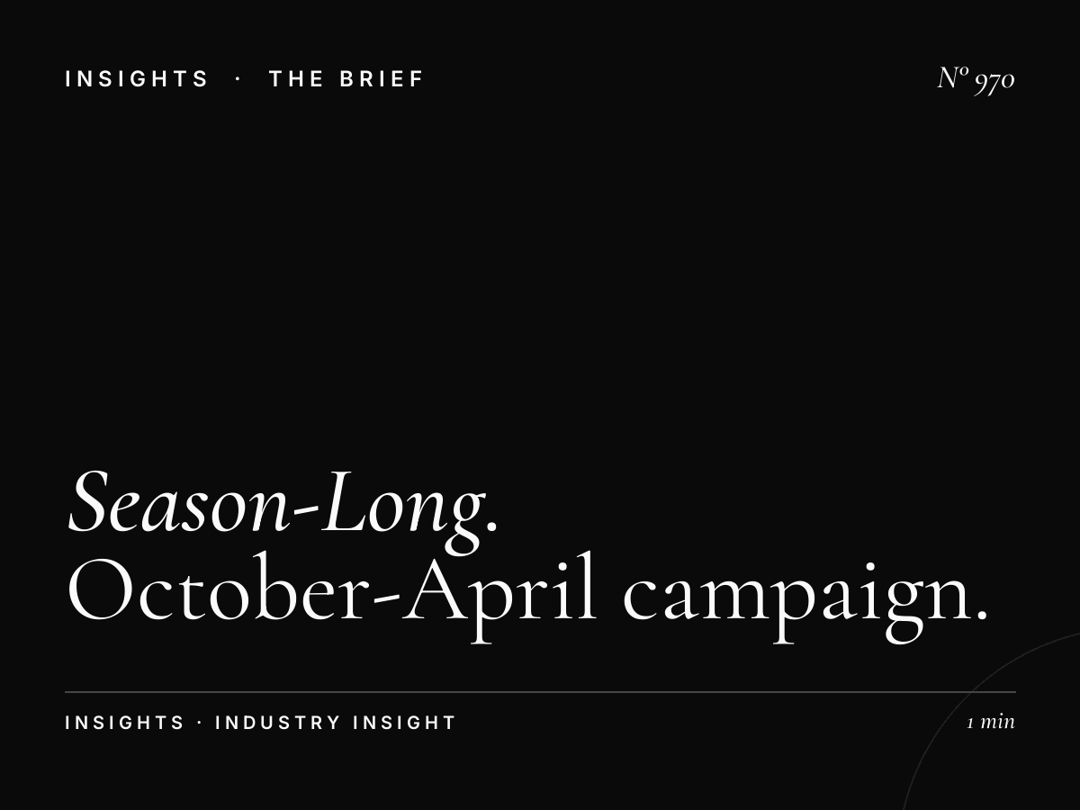 Season-Long Racing Sponsorship | October-April Campaign Packages