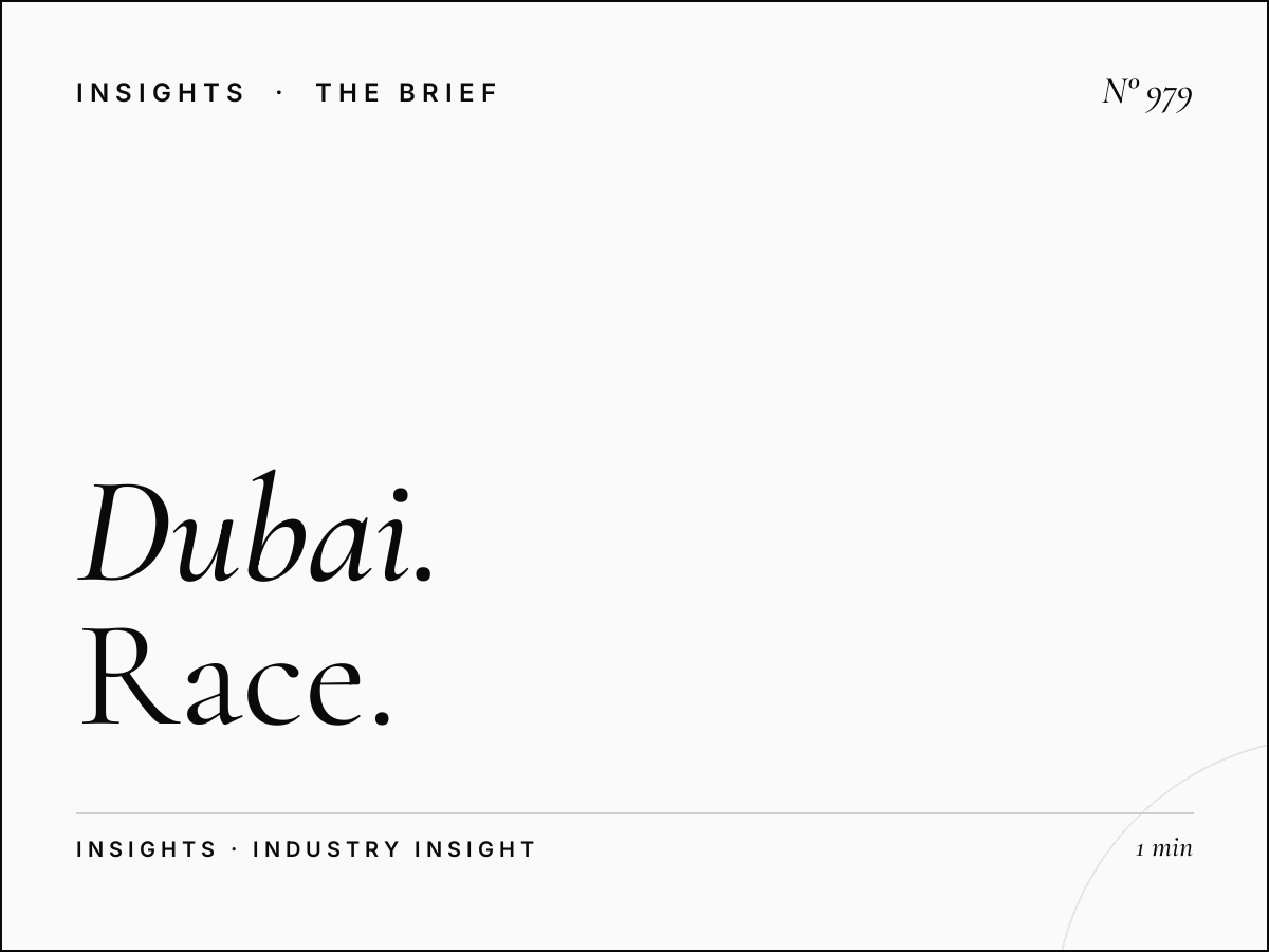 Dubai World Cup Day Advertising | Race