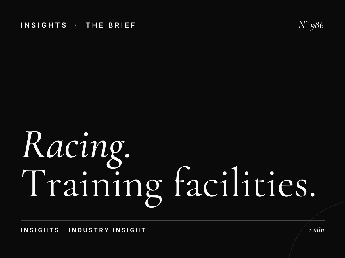 Racing Stables Advertising | Training Facilities Sponsorship