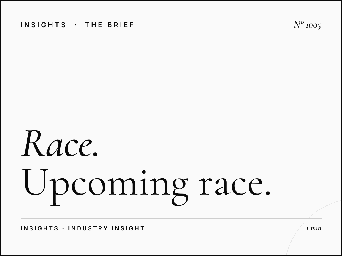 Race Card Advertising | Upcoming Race Preview Show Seasonal