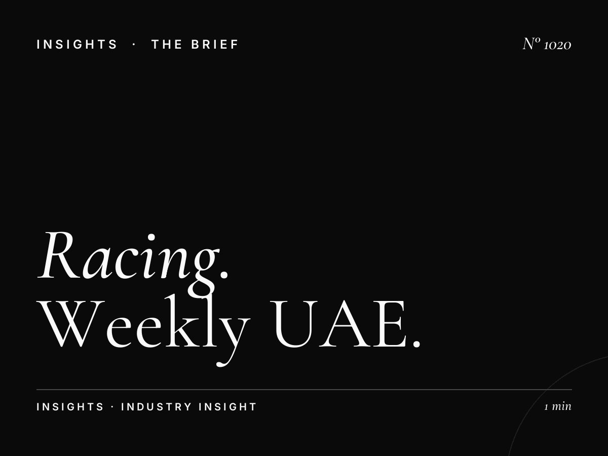 Racing Al Emarat Advertising | Weekly UAE Horse