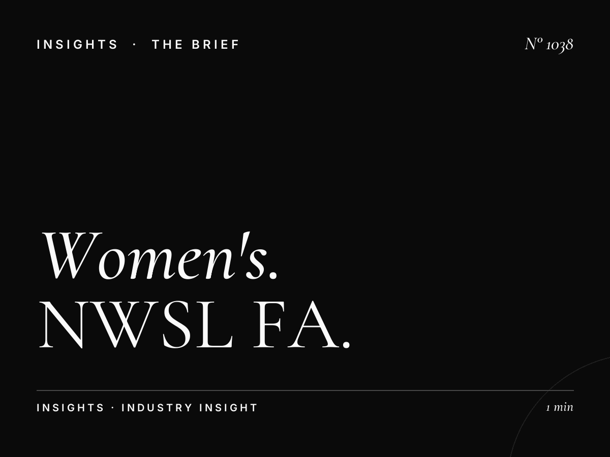 Women's Sports Advertising | NWSL FA WSL Coverage Sponsorship