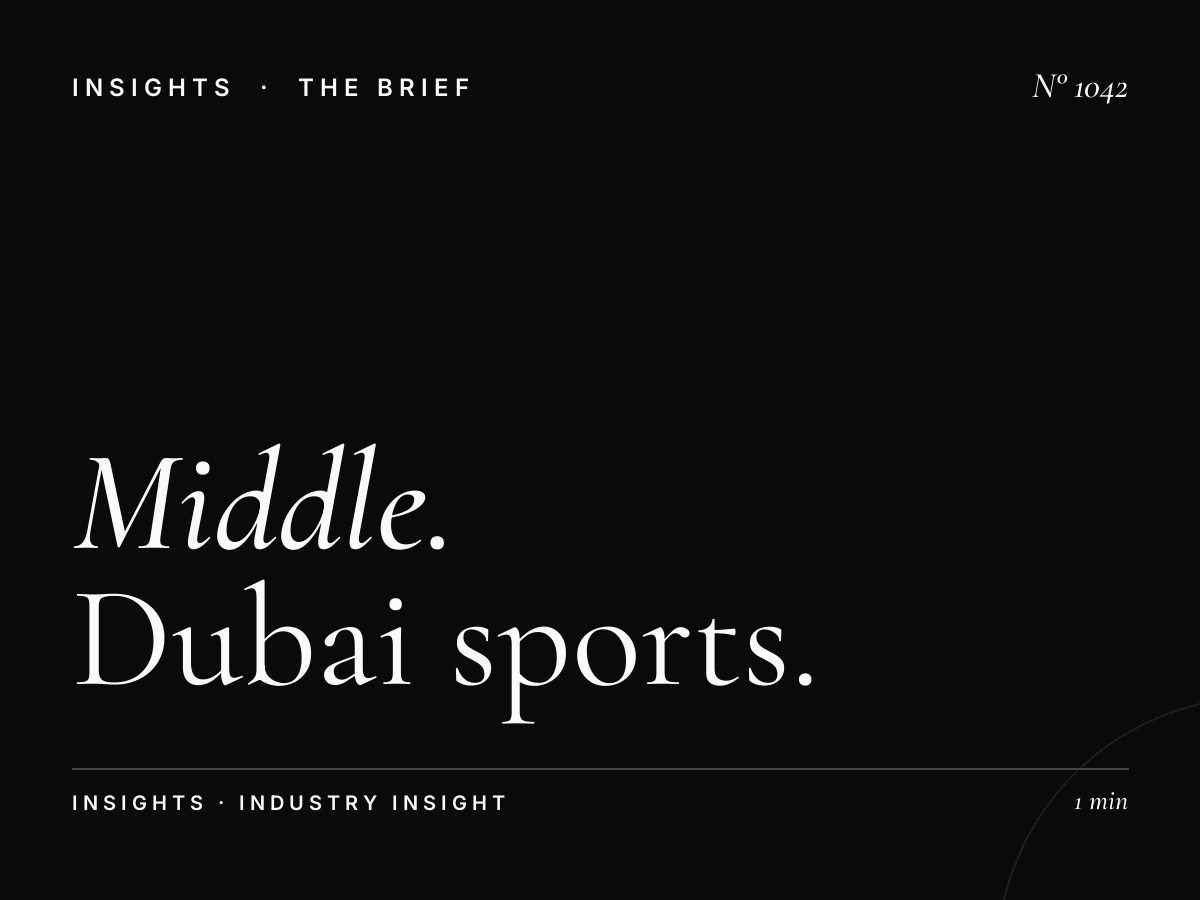 Middle East Sports Audience | Dubai Sports Regional Reach 3.5M+