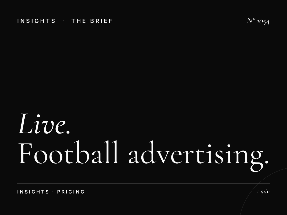 Live Match Sponsorship Costs | Football Advertising Package Pricing
