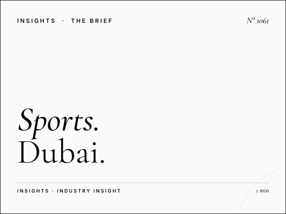 Sports Sponsorship Package | Dubai
