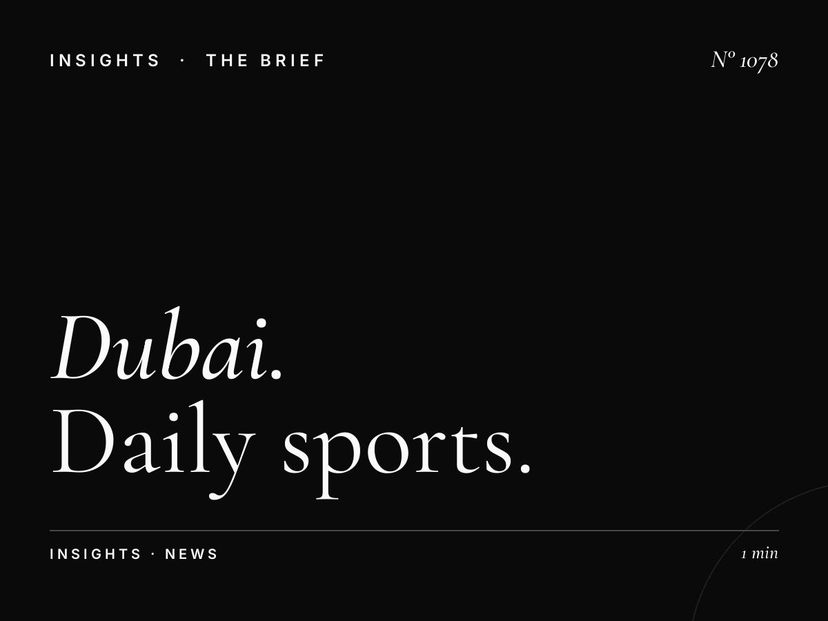 Dubai Sports Weekday Advertising | Daily Sports News and Talk Shows