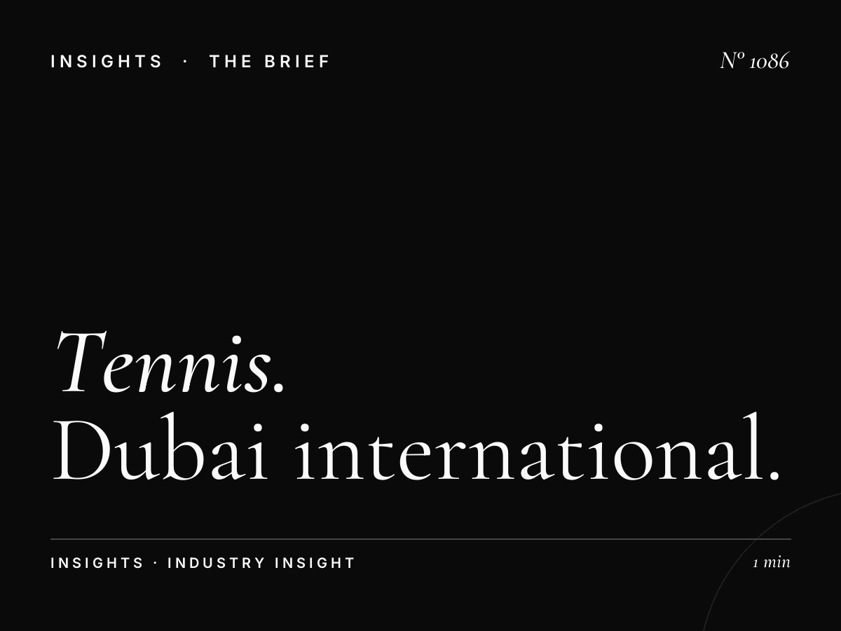 Tennis Tournament Sponsorship | Dubai International