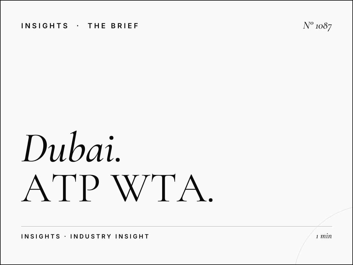Dubai Duty Free Tennis Championships Advertising | ATP WTA Annual Event