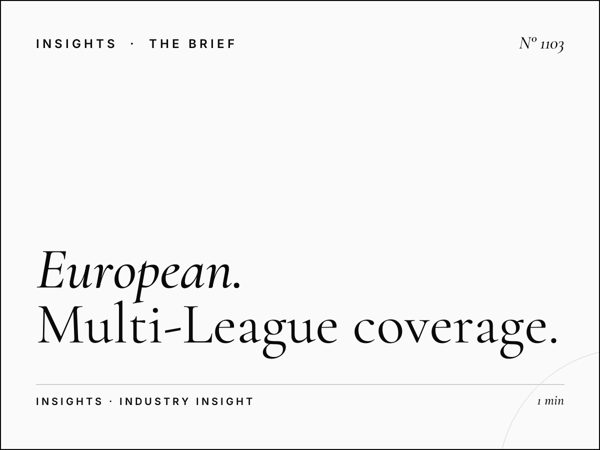 European Football Advertising | Multi-League Coverage Dubai Sports